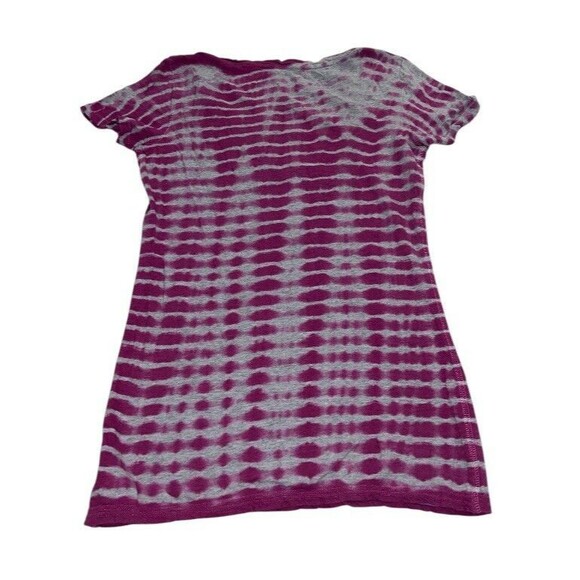 Y2K American Eagle Tee Women's Medium V Neck T-Shirt Beachy Boho Tie Dye Hipster - Picture 8 of 8